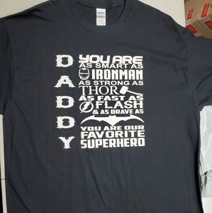 New tee gif Father's Day superhero XL
Unisex